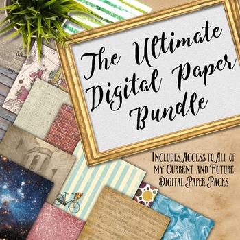 Preview of Digital Paper Bundle - Includes All of my Digital Paper Designs