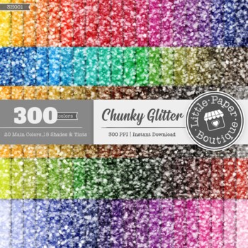 Rainbow Glitter Paper, Digital Paper, Glitter Paper