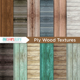 Digital Paper Texture - Distressed Ply Wood