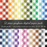 Digital Paper - Gingham + DIY Overlay