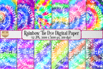 Rainbow Tie Dye Backgrounds