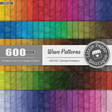 Dripping Rainbow Pattern Digital Paper - LV Dripping Rainbow