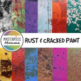Digital Paper- Rust and Cracked Paint