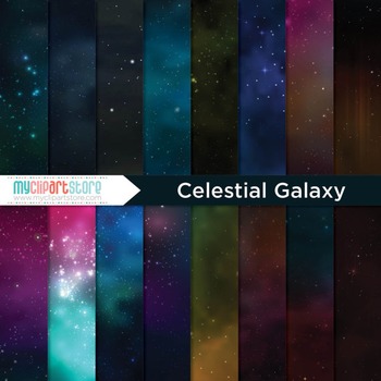 Download Digital Paper - Celestial Galaxy / Starry Night Sky by ...