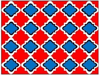 Preview of FREE Digital Paper - U. S. A. Patriotic Colors Moroccan