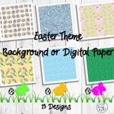 Digital Paper and Background | Easter Theme| Creativity