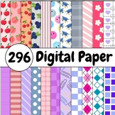 Digital Papers, Bright Watercolor Backgrounds Clip Art, To