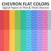 Digital Papers Chevron Flat Colors