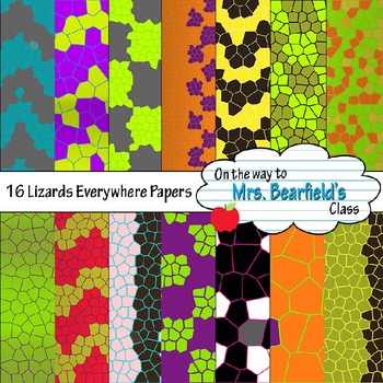 Preview of Digital Papers {Lizards Everywhere}