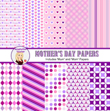 Digital Papers - Mother’s Day theme