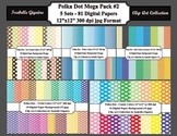 Digital Papers - Polka Dot Mega Pack #2 - 81 Backgrounds (