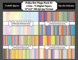Digital Papers - Polka Dot Mega Pack #3 - 72 Backgrounds (