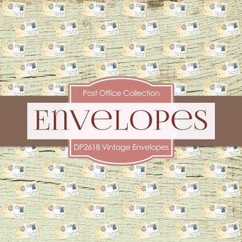 Digital Papers - Vintage Envelopes (DP2618) by Digital Paper Shop