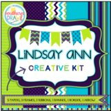 Digital Papers and Frames LINDSAY ANN Creative Kit