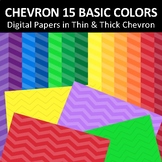 Digital Papers Chevron Basic Colors