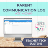 Digital Parent Communication Log + Parent Contact Survey w