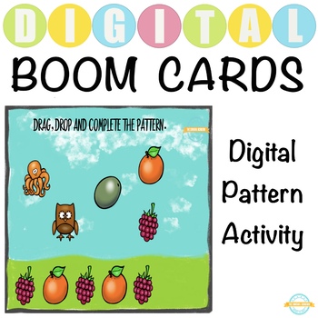 Preview of Digital Pattern Activity - Boom Cards™ - Distance Learning