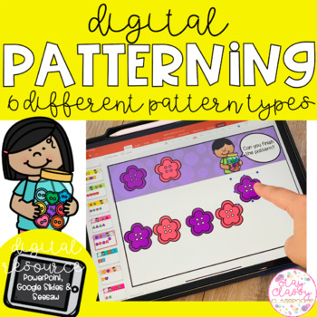 Preview of Digital Patterning - SeeSaw, Google Slides & PowerPoint