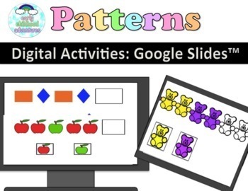 Preview of Digital Patterns for Google Slides™ and Google Classroom™