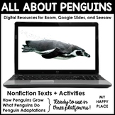 Digital Penguin Activities - Boom, Seesaw, & Google Slides