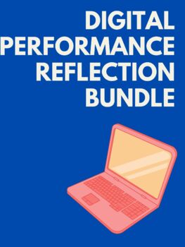 Preview of Digital Performance Reflection and Viewing Guide Bundle