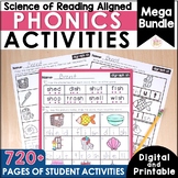 Phonics Activities Yearlong BUNDLE - Printable & Digital -