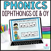Digital Phonics Activities Diphthongs Word Work OI OY Goog