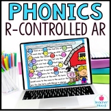 Digital Phonics Activities R-Controlled Vowel Word Work AR
