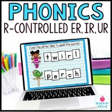 Digital Phonics Activities R-Controlled Vowels Word Work G