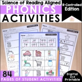 Phonics Activities R-Controlled Vowel - Printable & Digita