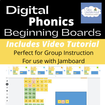 Preview of Digital Phonics Board with Jamboard for Structured Literacy Instruction