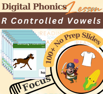 Preview of Digital Phonics Bundle - Science of Reading - R Controlled Vowels + Review