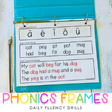 Daily Phonics Fluency Drills - Progress from sounds to wor