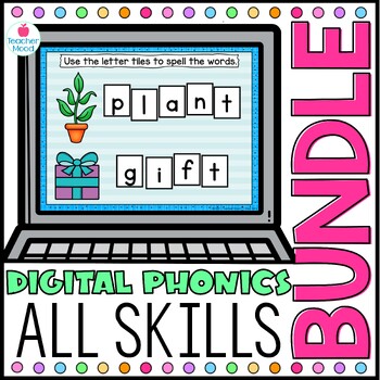 Preview of Digital Resources & Phonics Games ALL SKILLS BUNDLE | Word Work