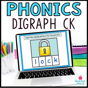 Preview of Digital Resources & Phonics Games | Digraph CK | Word Work