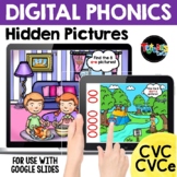 Digital Phonics: Hidden Pictures CVC, CVCe