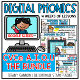 Digital Phonics Lessons CVCe LONG VOWEL BUNDLE Google Slid
