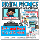 Digital Phonics Lessons HARD AND SOFT C AND G BUNDLE Slide