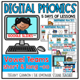 Vowel Teams Short and Long OO Phonics Lesson Slides + Stud