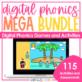 Digital Phonics Games and Activities MEGA Bundle Levels 1-