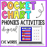 Digital Phonics Pocket Chart Activities - CVC Words