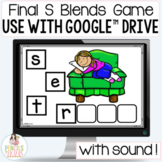 Digital Phonics Practice | Google™ Slides | Final S Blends Game