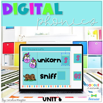 Preview of Digital Phonics for First Grade Suffixes