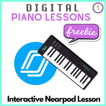 Preview of Digital Piano Lessons | Lesson 1 - FREEBIE!