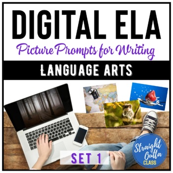 Preview of Digital Picture Prompts for Writing Set 1 | Middle School
