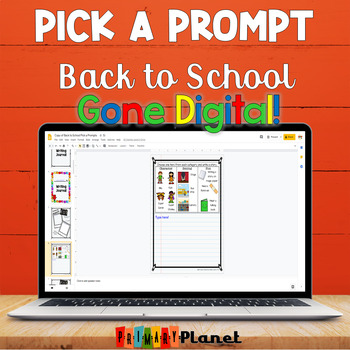 Preview of Digital Picture Writing Prompts | Back To School | Writing Prompts with Pictures