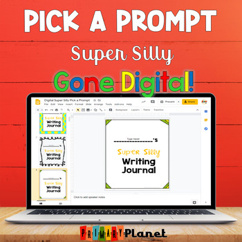 Preview of Digital Picture Writing Prompts | Super Silly | Writing Prompts with Pictures