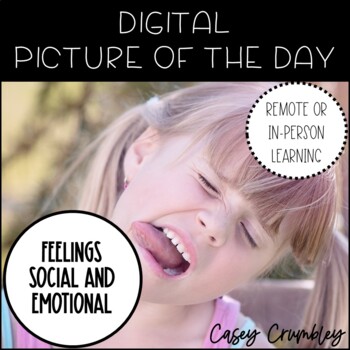 Preview of Digital Picture of the Day Social and Emotional Discussion Photo Prompts