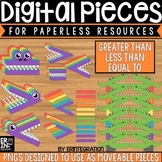 Digital Pieces for Digital Resources: Greater Than Less Th