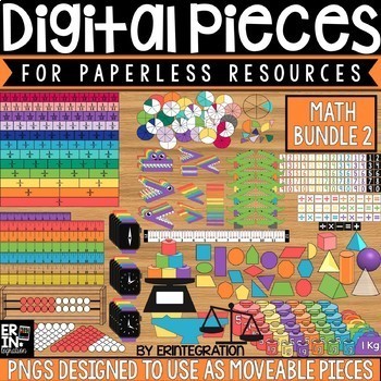 Preview of Digital Pieces for Digital Resources: MATH BUNDLE 2